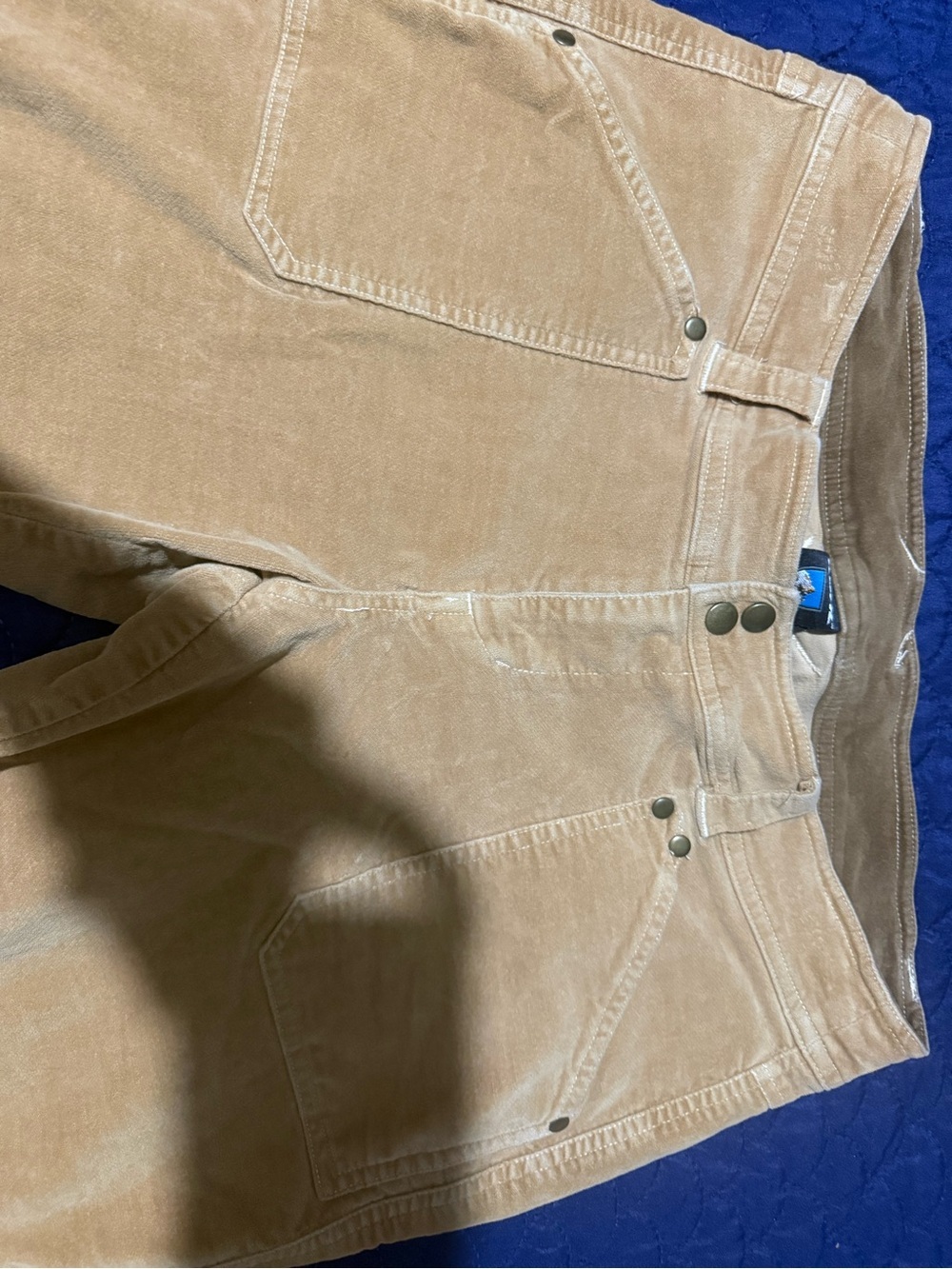 Beige Corduroy Straight-Leg Pants KUHL 12x30 - Picture 2 of 8